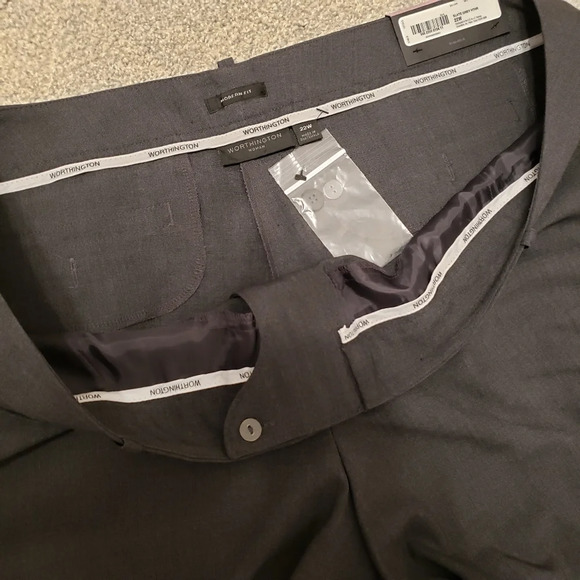 Grey Modern Fit Trouser Pants 22 Worthington - Picture 9 of 12